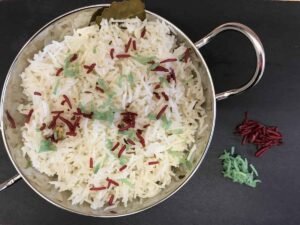 Pilau Rice Popadoms Indian Restaurant