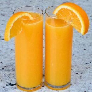 Fresh Orange-Juice Popadoms Indian