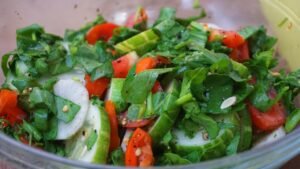 Green Salad Popadoms Indian Restaurant