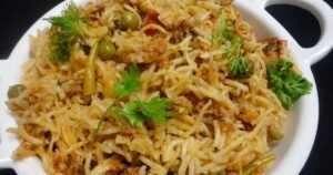 Keema Pilau Rice Popadoms Indian Restaurant